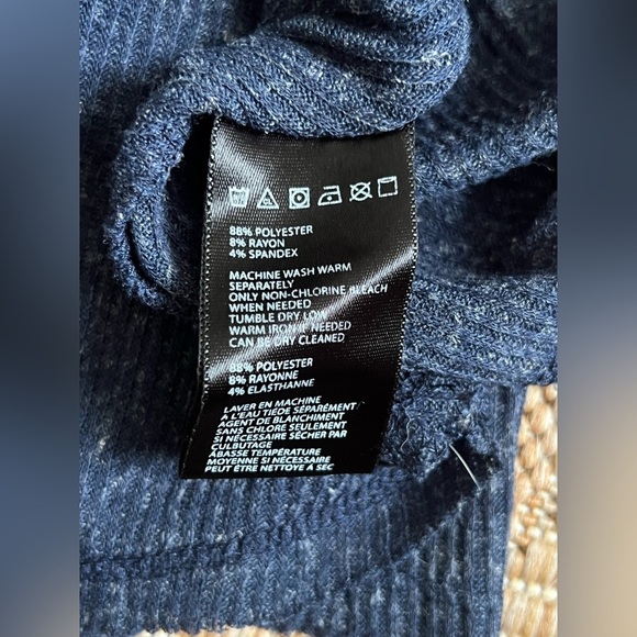 Urban Outfitters BDG Dark Blue Sleeveless Dress,High Neck,Size Large - Picture 9 of 9